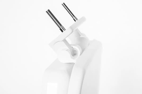 Fitting the Casana Pro to a toilet with the two standard bolts